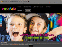 Tablet Screenshot of ensenalia.com